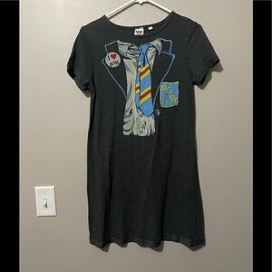 AC/DC shirt dress  